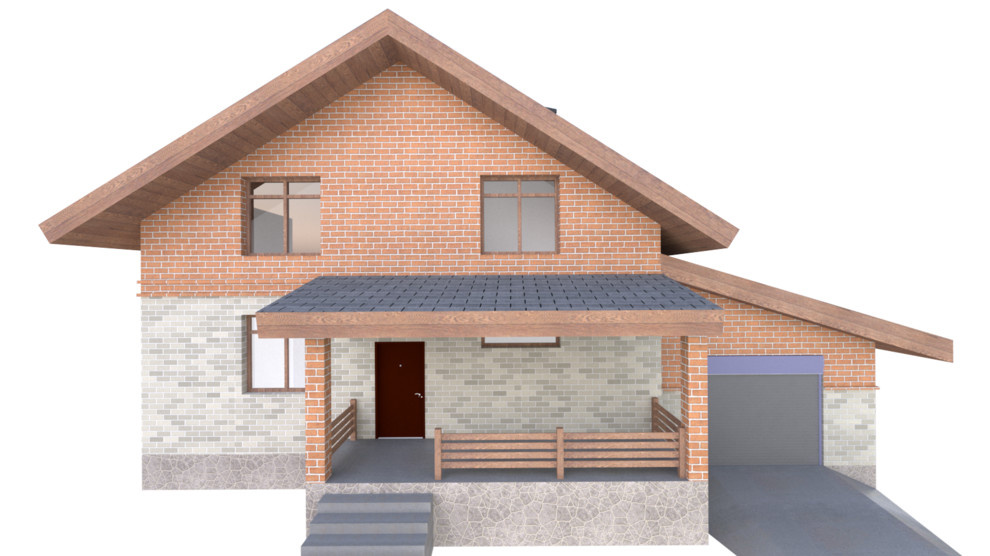 Проект дома из газобетона более 200 кв.м.