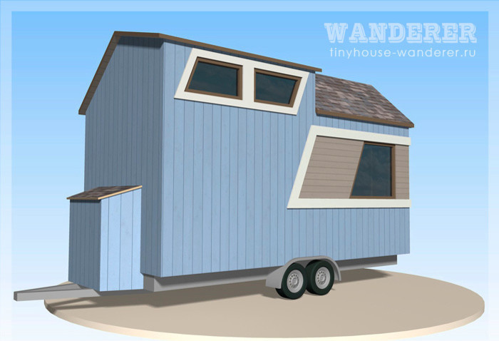Передвижной крошечный дом WANDERER-1