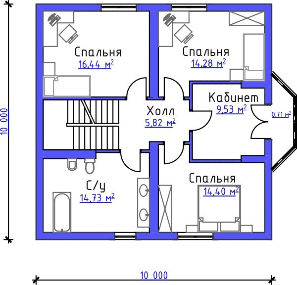 Проект дома № 72