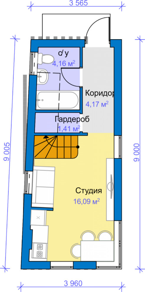 Проект дома № 51