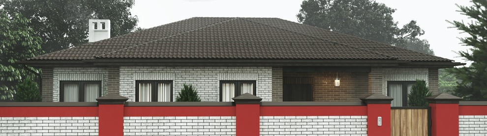Фасад коттеджа