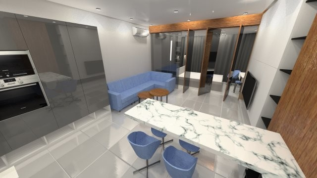 Дизайн квартиры студии
