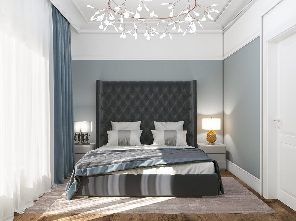 Обложка проекта: Taupe and Blue.  Интерьеры дома в г. Краснодар.