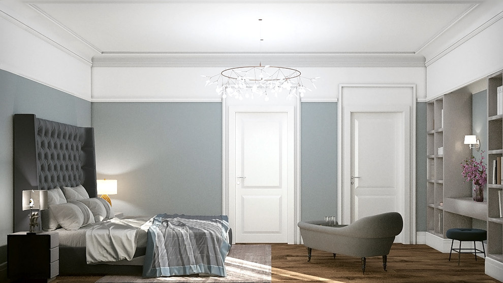 Taupe and Blue.