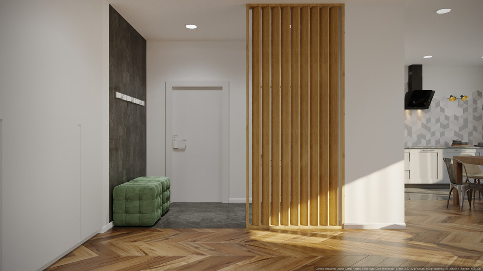 Скандинавский интерьер 130 м.кв ЖК Наследие