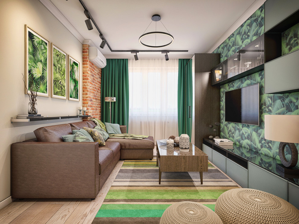 гостиная в проекте  #green_apartment_kr