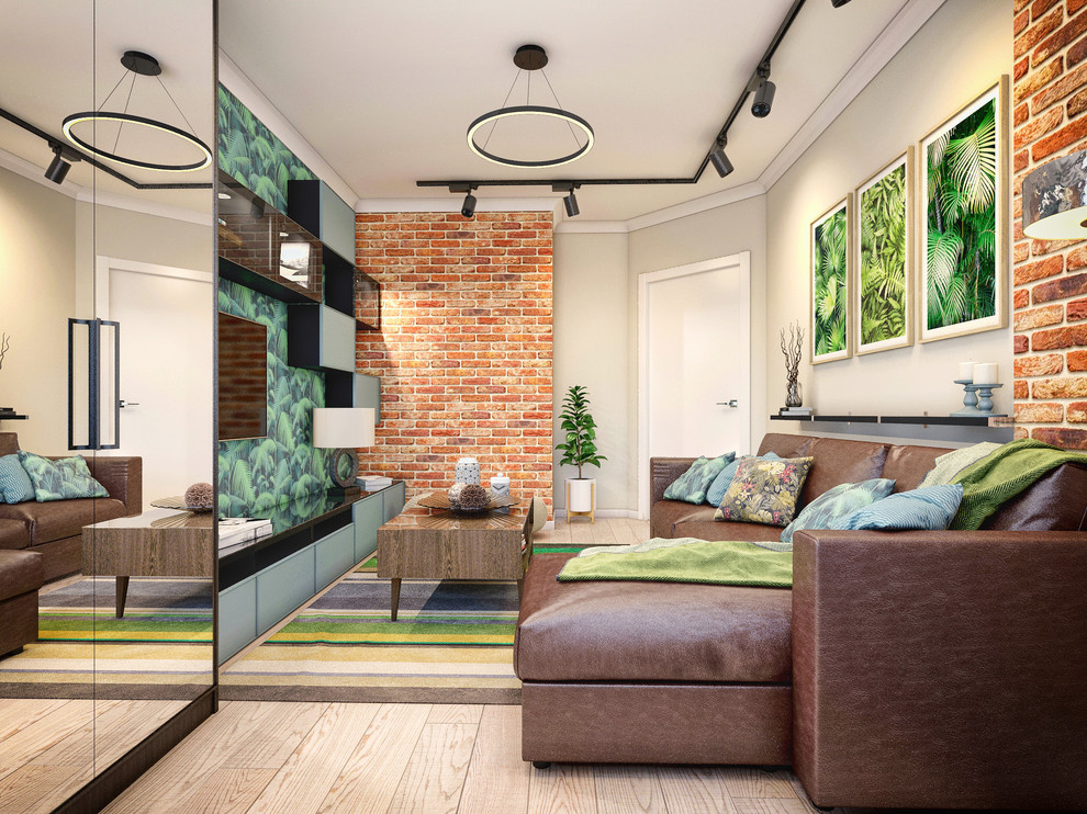гостиная в проекте  #green_apartment_kr