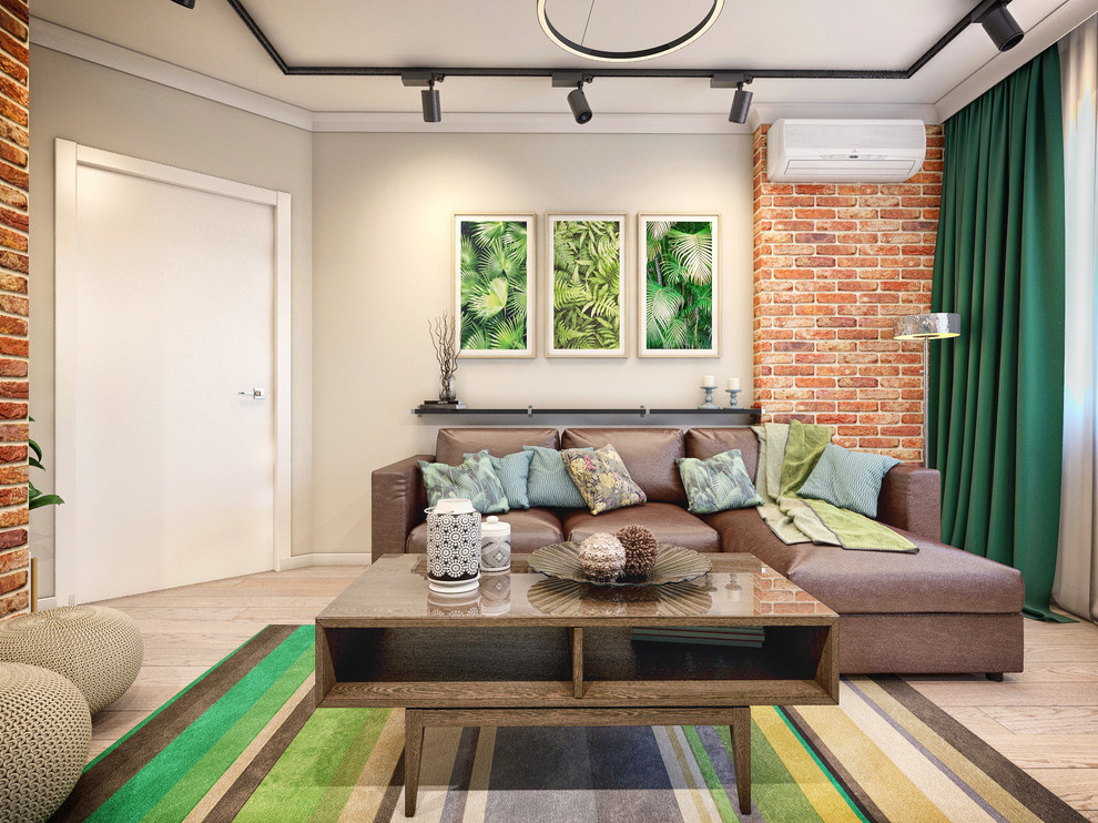 гостиная в проекте  #green_apartment_kr