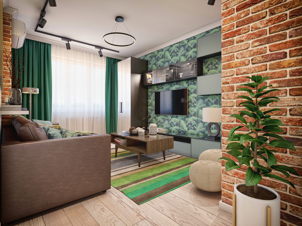 гостиная в проекте  #green_apartment_kr