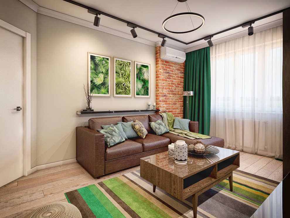гостиная в проекте  #green_apartment_kr