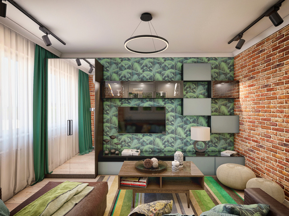 гостиная в проекте  #green_apartment_kr