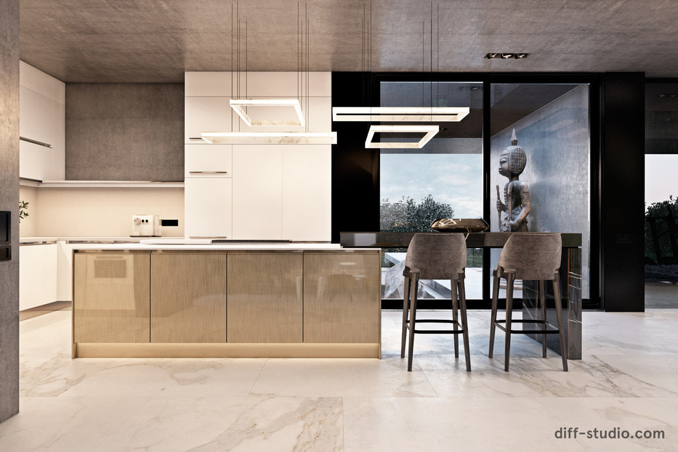 Concrete house in Czech Republic.