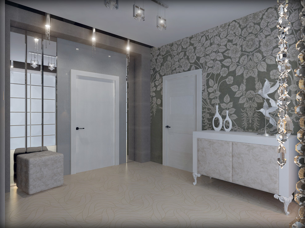 Hallway in muted colors