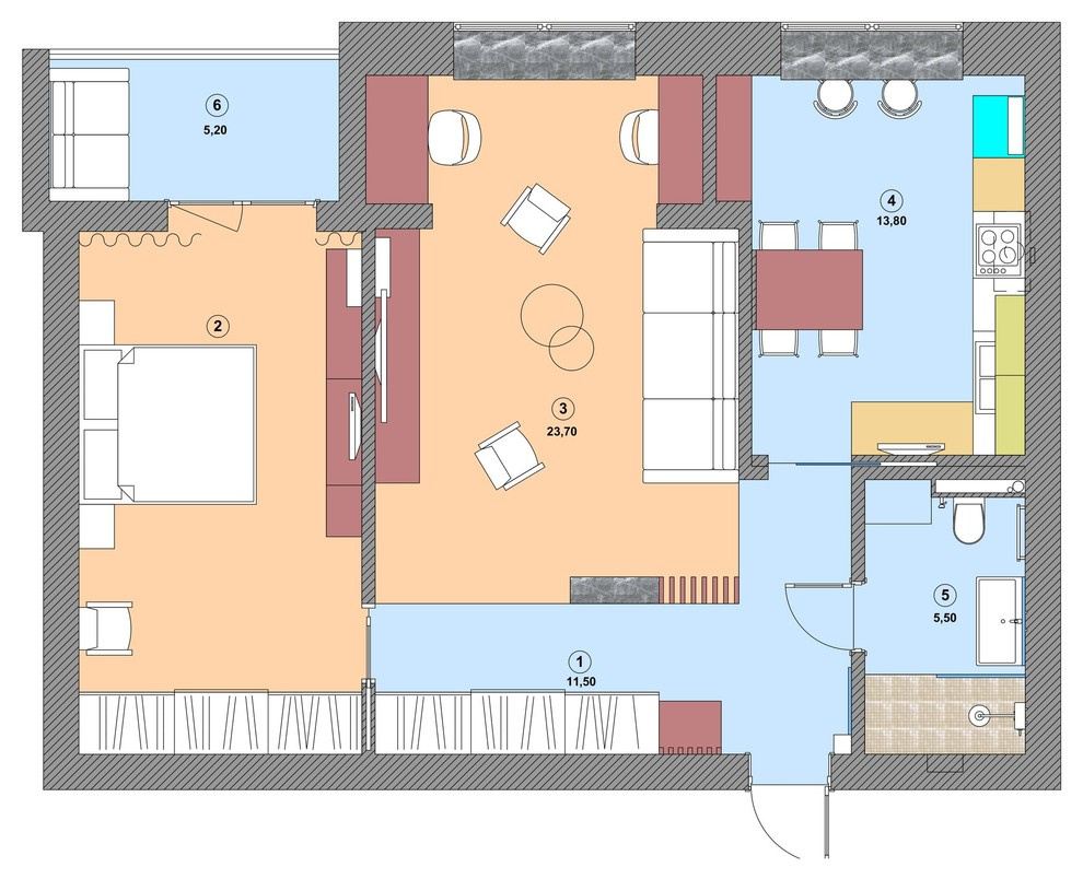 Квартира для молодой пары