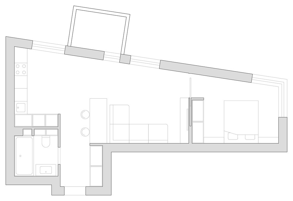Bachelor flat