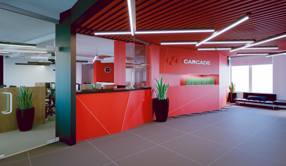 Обложка проекта: Интерьер компании Carcade