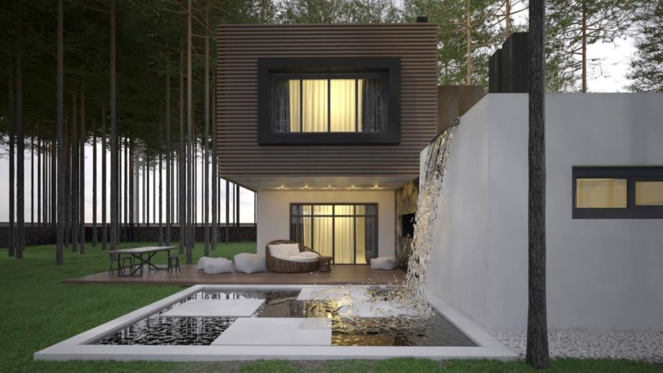 Обложка проекта: Дом в сосновом лесу / House in the forest