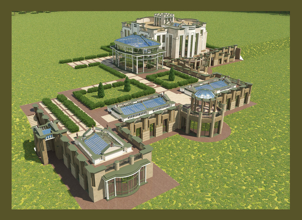 Главный дом 850м2 + бассейн + SPA комплекс (850м2)