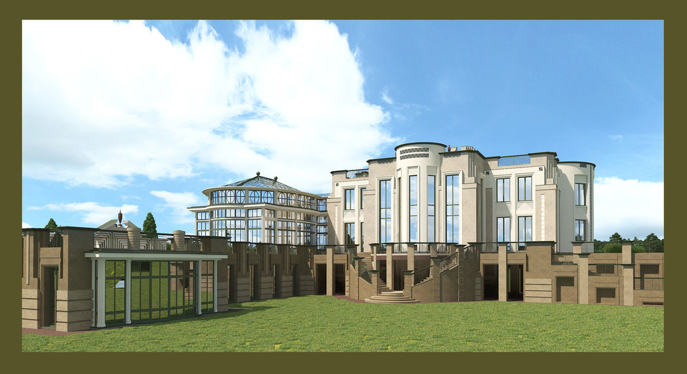Главный дом 850м2 + бассейн + SPA комплекс (850м2)