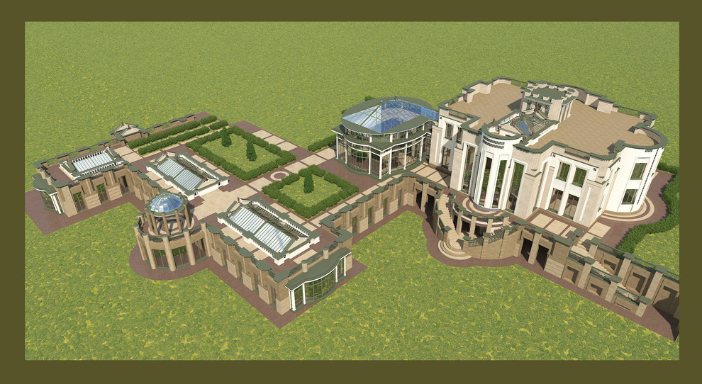 Главный дом 850м2 + бассейн + SPA комплекс (850м2)