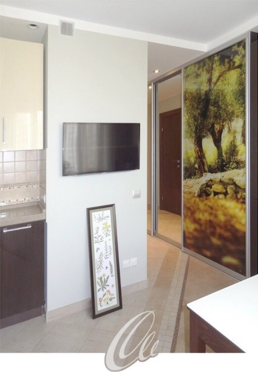Apartment With Green Accents