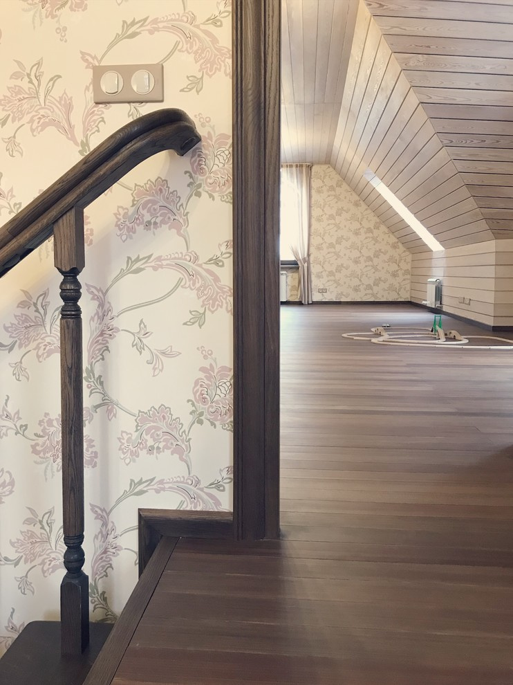 Attic In A Modern Russian Country House