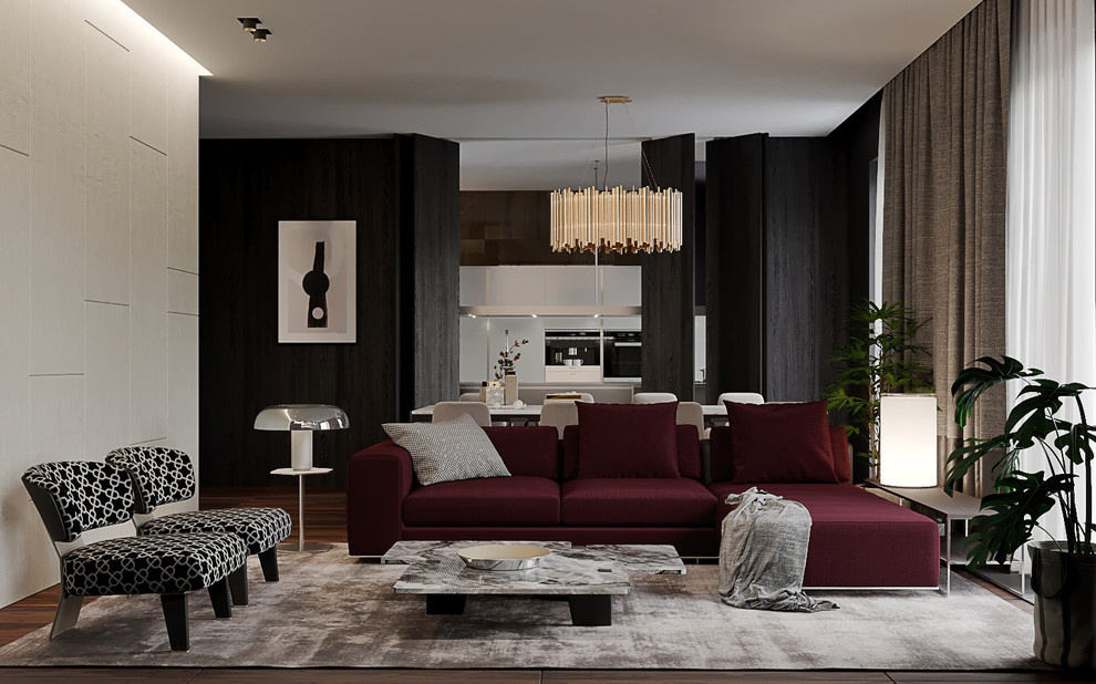 Обложка проекта: Апартаменты в ЖК Esentai City 120 м. кв.