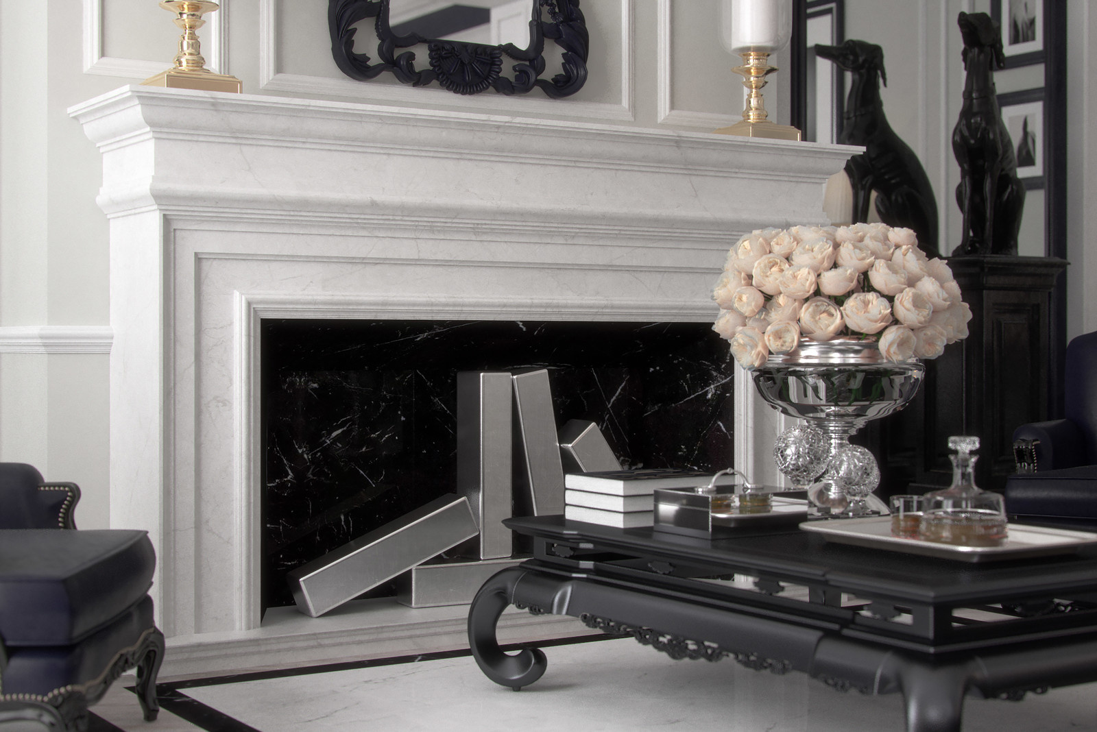 Дизайн интерьера особняка в Серебряном бору