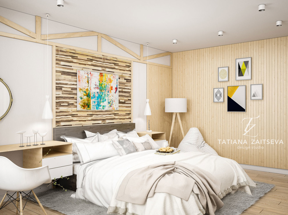 Легкий скандинавский интерьер