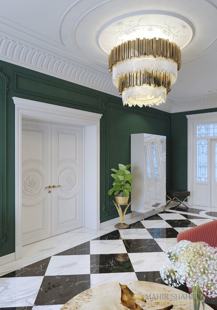 Private villa. Hall. 1 Floor.