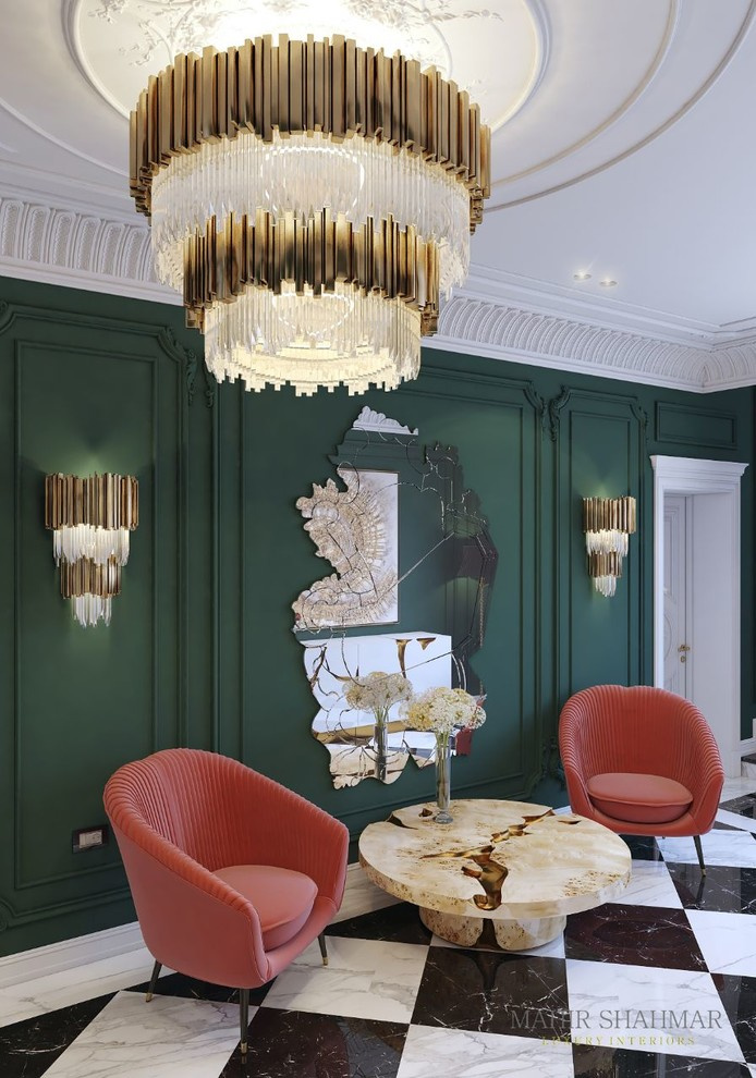 Private villa. Hall. 1 Floor.