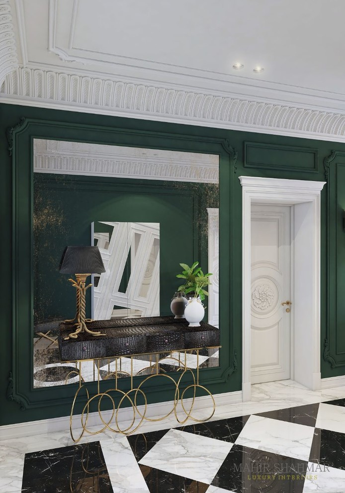 Private villa. Hall. 1 Floor.