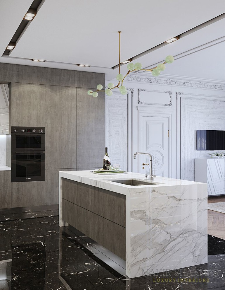 Private villa.Kitchen.
