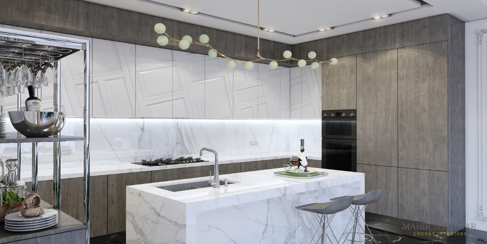 Private villa.Kitchen.