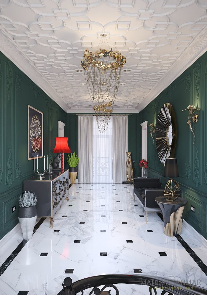 Private villa.Hall. 2Floor.