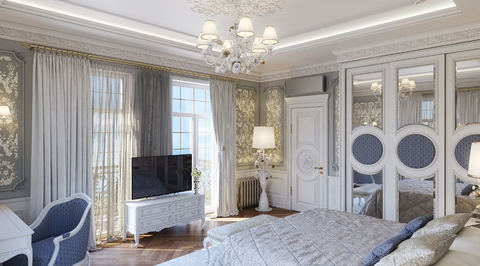 Private villa.Bedroom. Luxury.