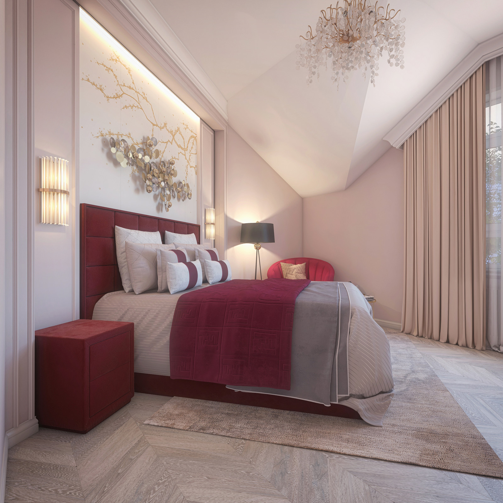 спальня в проекте bright_home_W