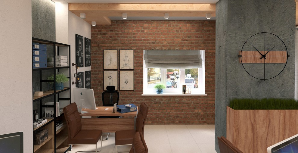 Зона клиентов в стиле Loft для магазина сантехники