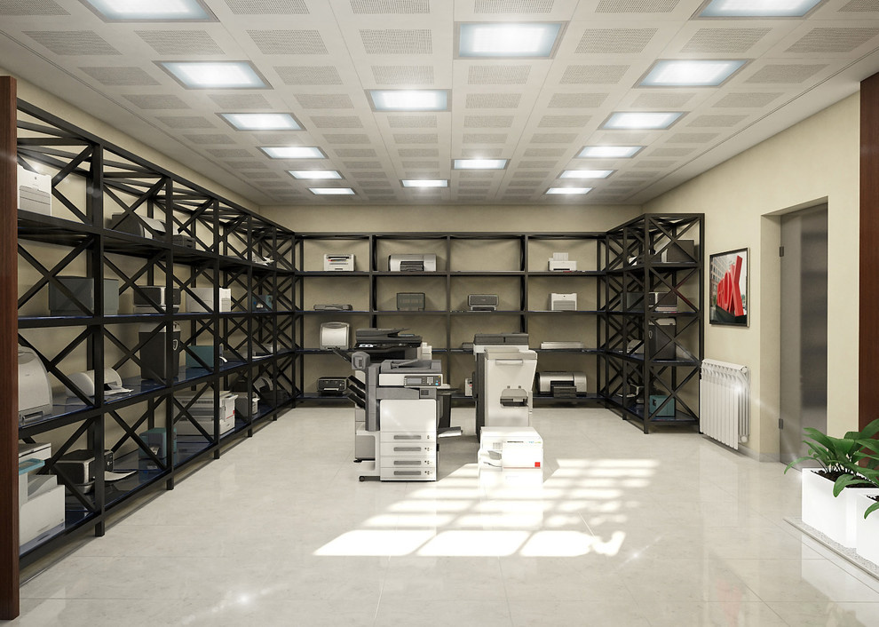 XEROX. New office. 3--х этажный офис.