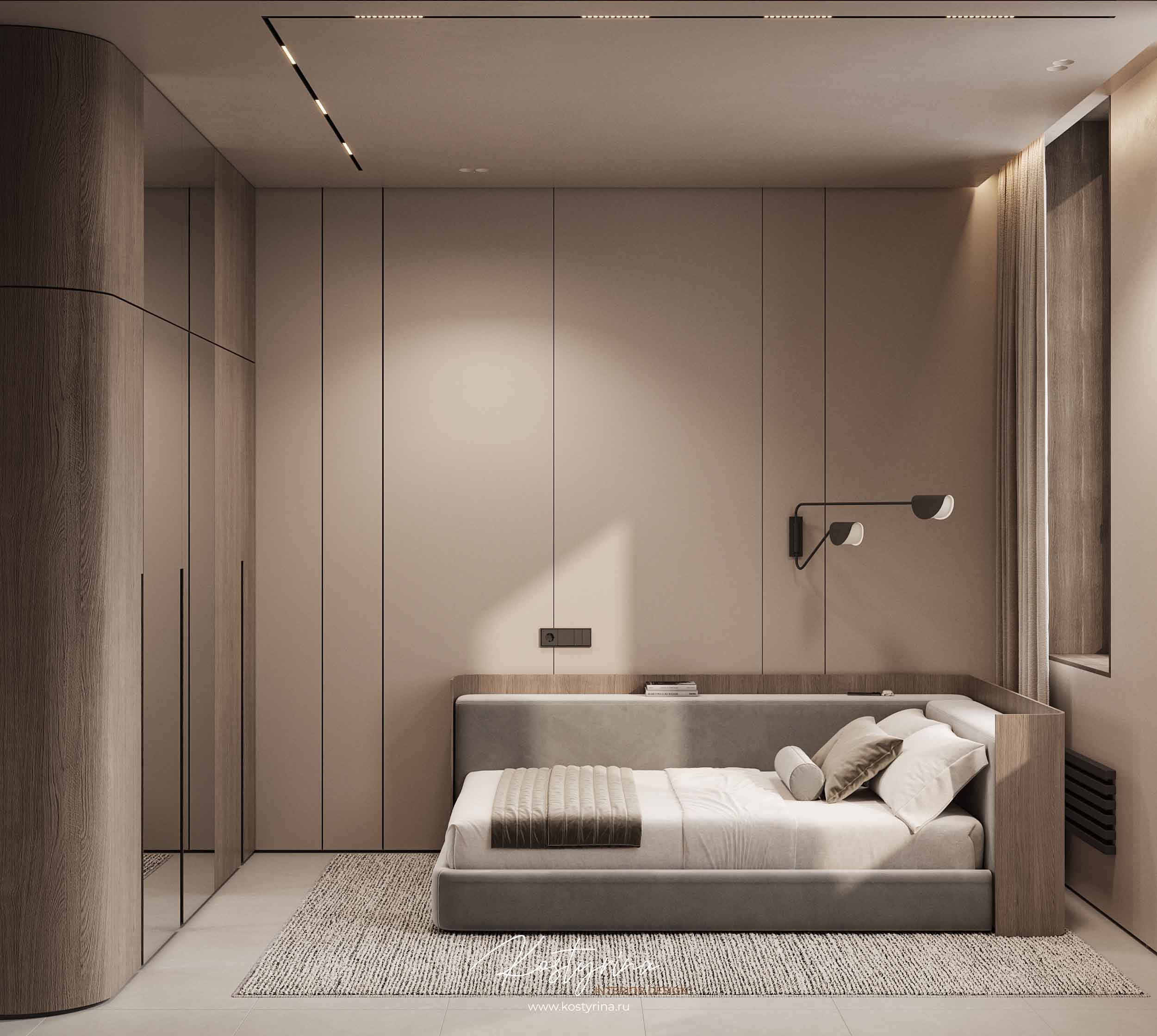 Квартира в современном стиле в ЖК Headliner 125м²