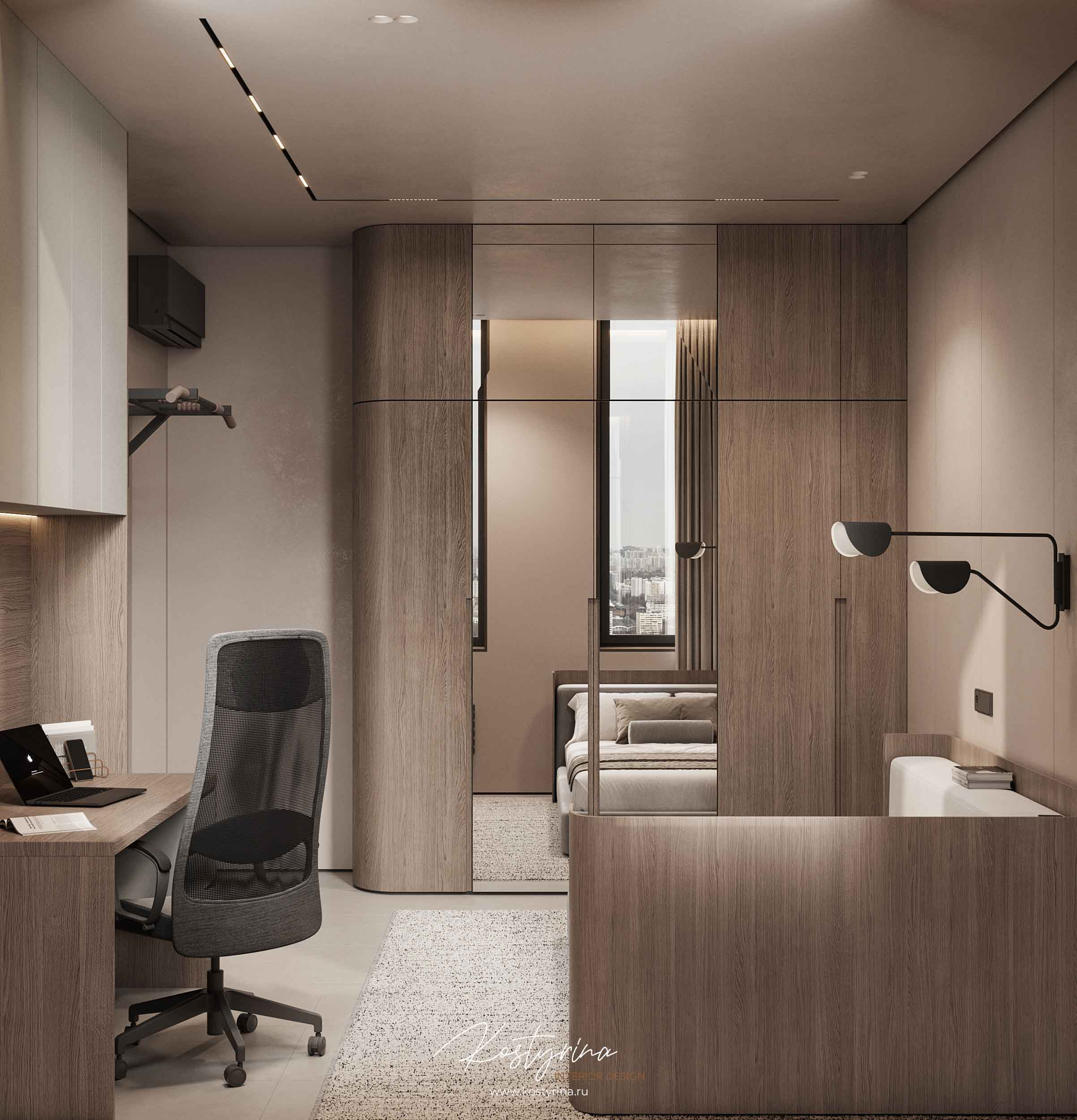 Квартира в современном стиле в ЖК Headliner 125м²