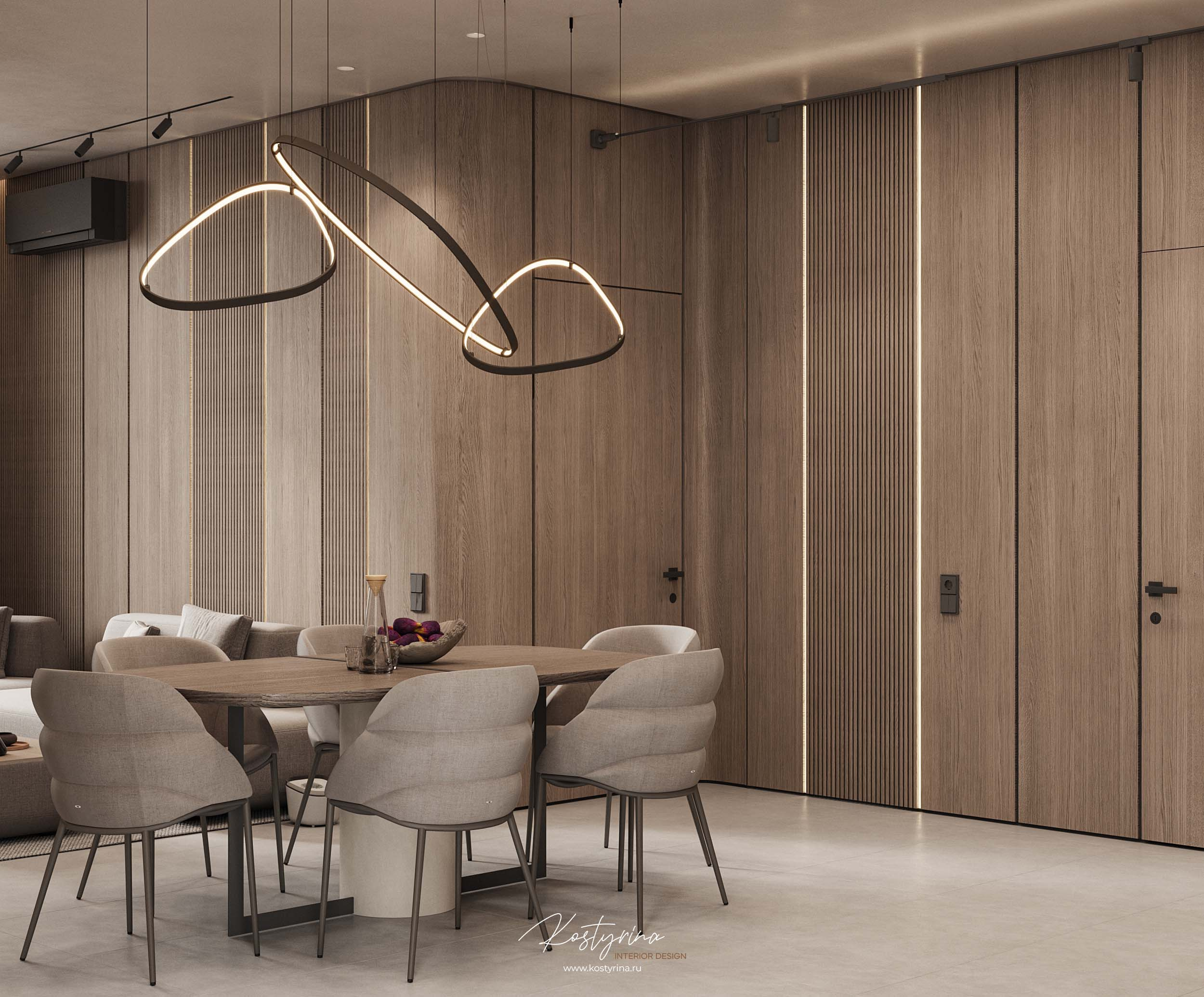 Квартира в современном стиле в ЖК Headliner 125м²