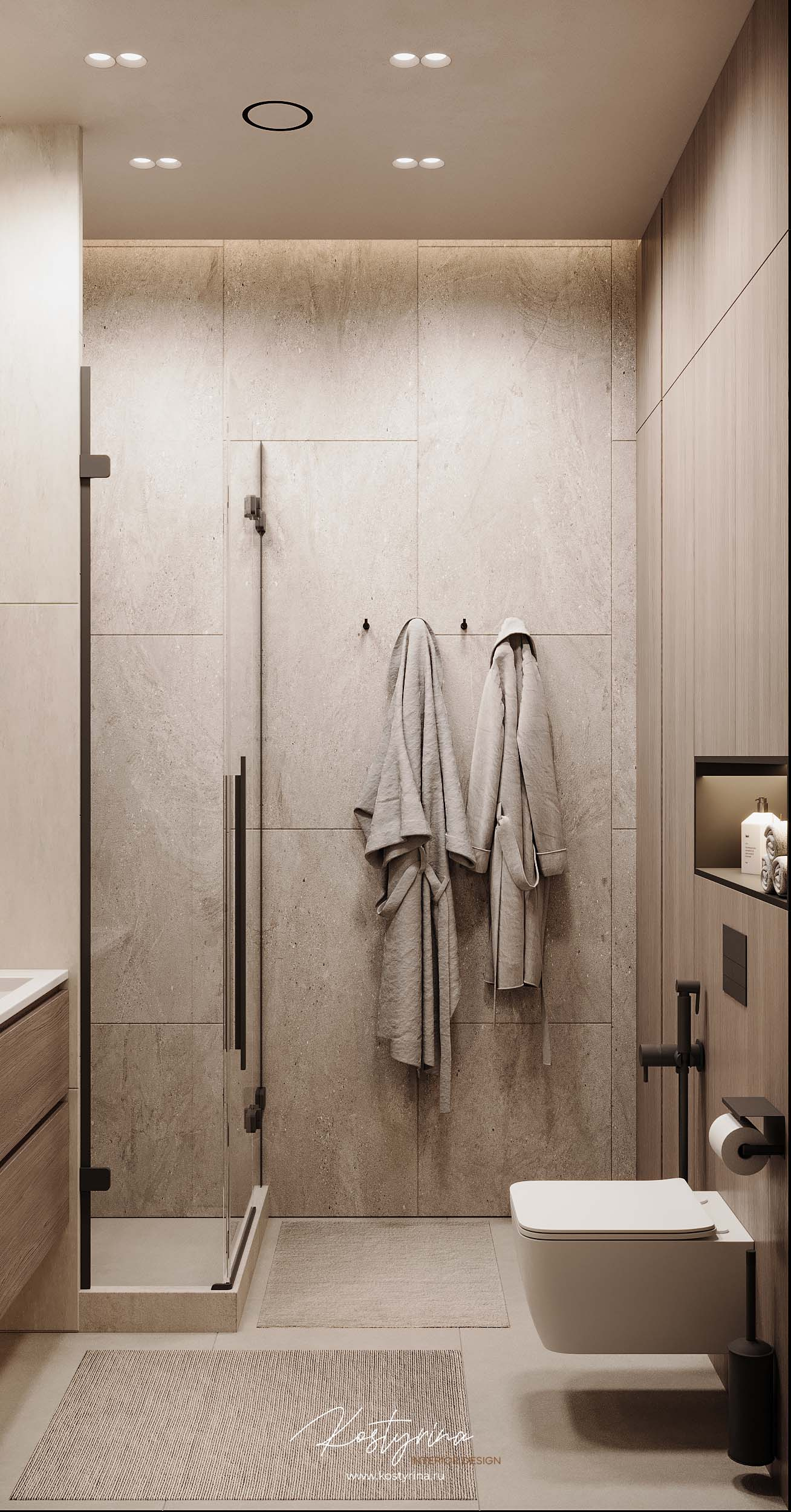 Квартира в современном стиле в ЖК Headliner 125м²