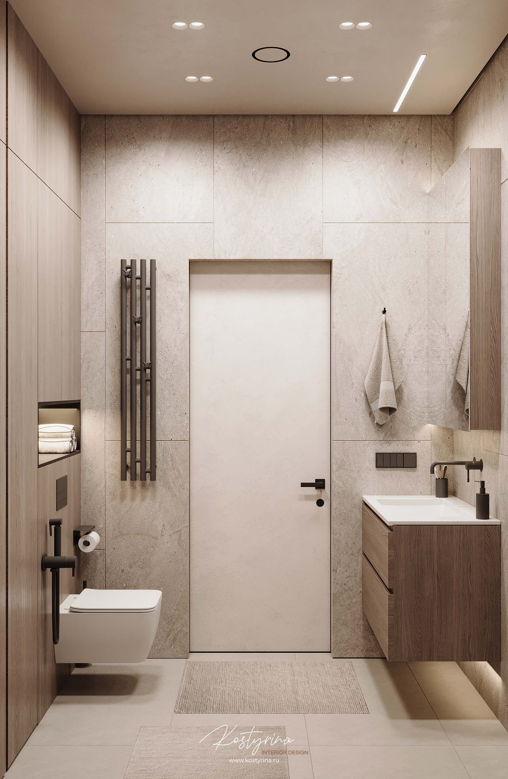 Квартира в современном стиле в ЖК Headliner 125м²