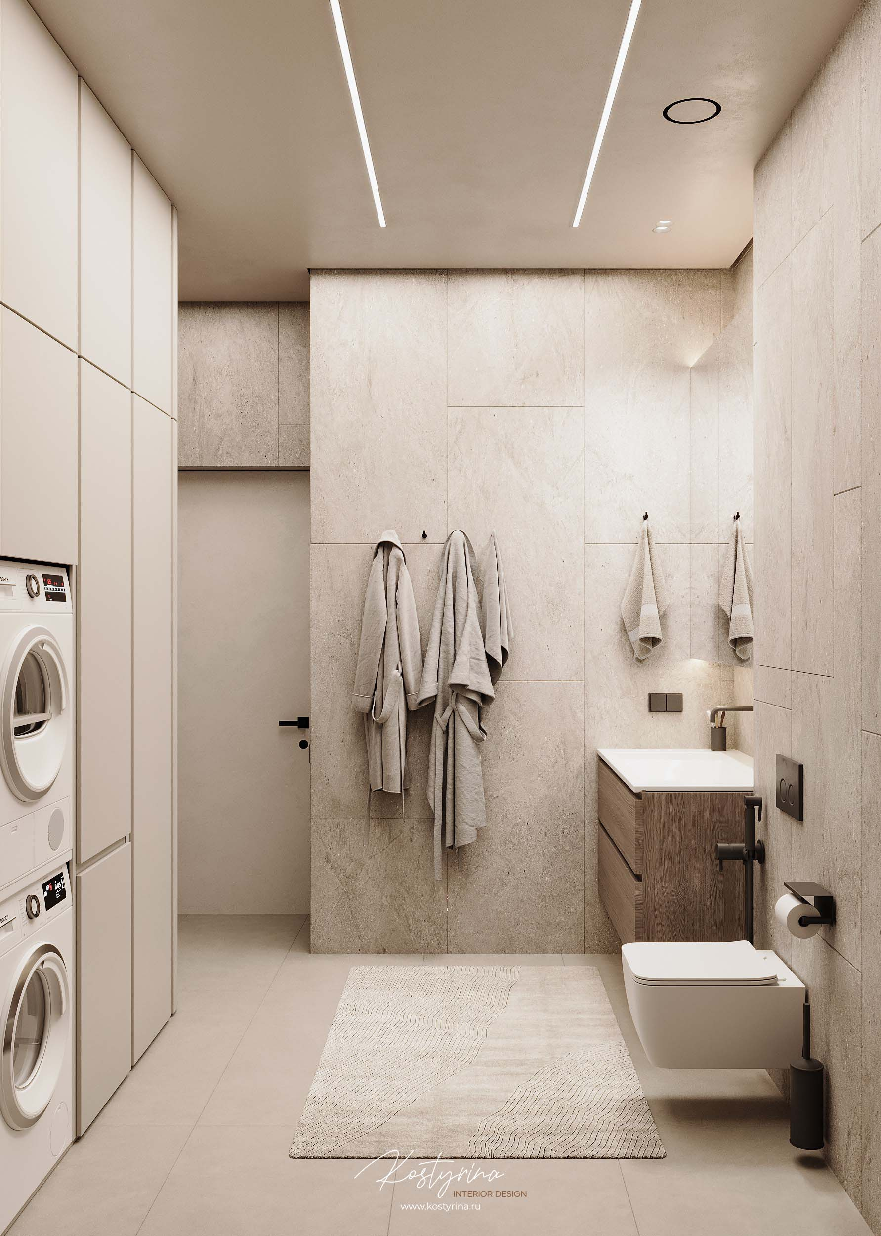 Квартира в современном стиле в ЖК Headliner 125м²