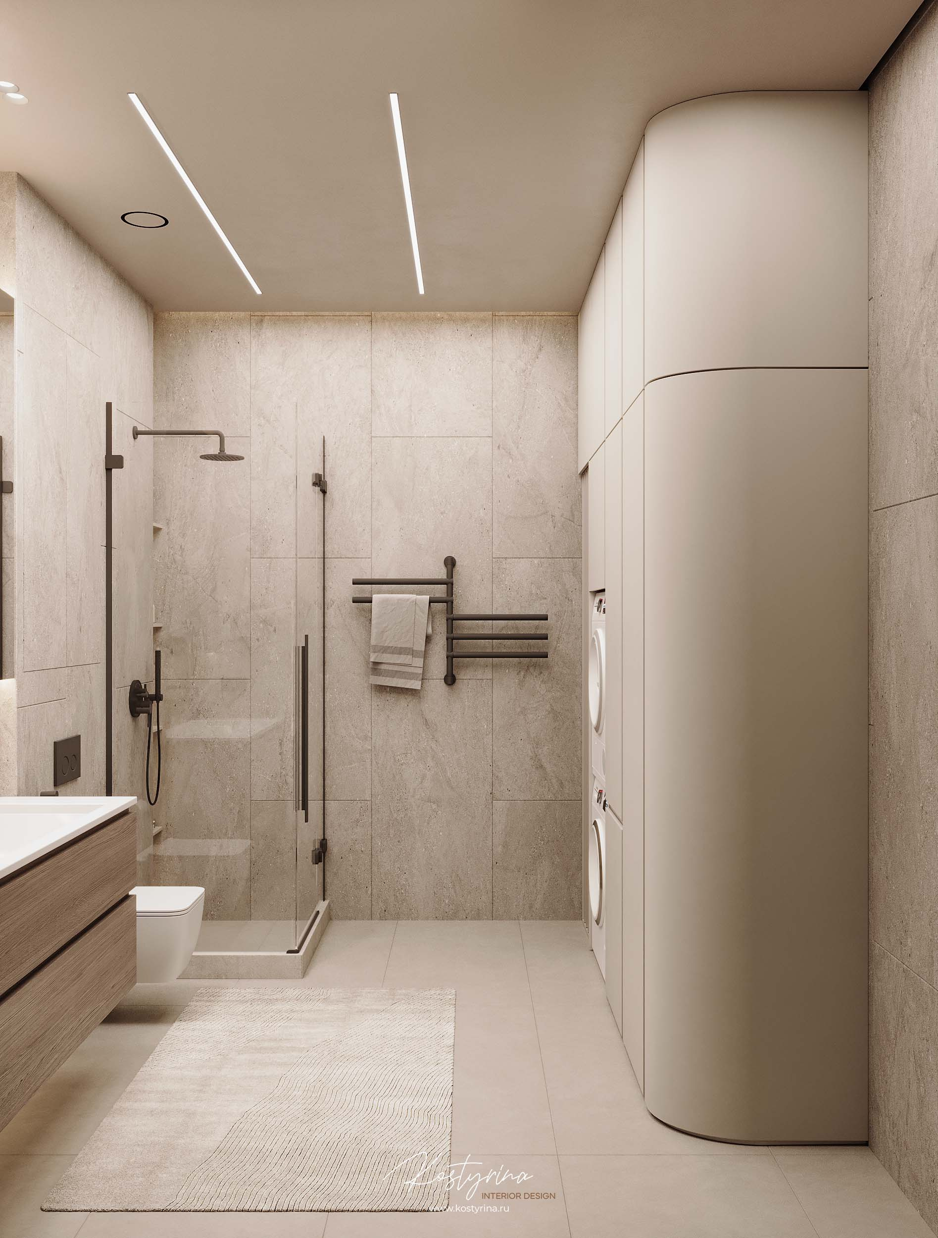 Квартира в современном стиле в ЖК Headliner 125м²