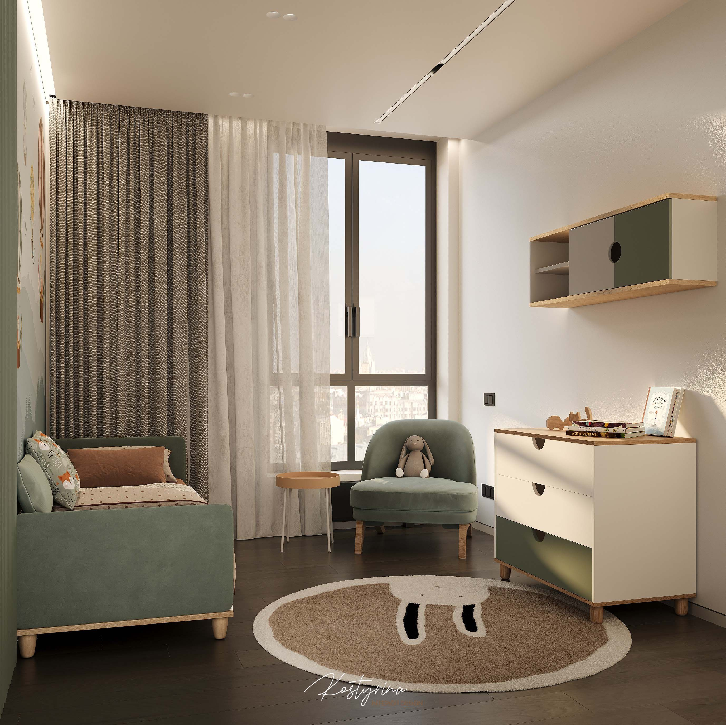 Интерьер квартиры в ЖК Onyx 160 м²