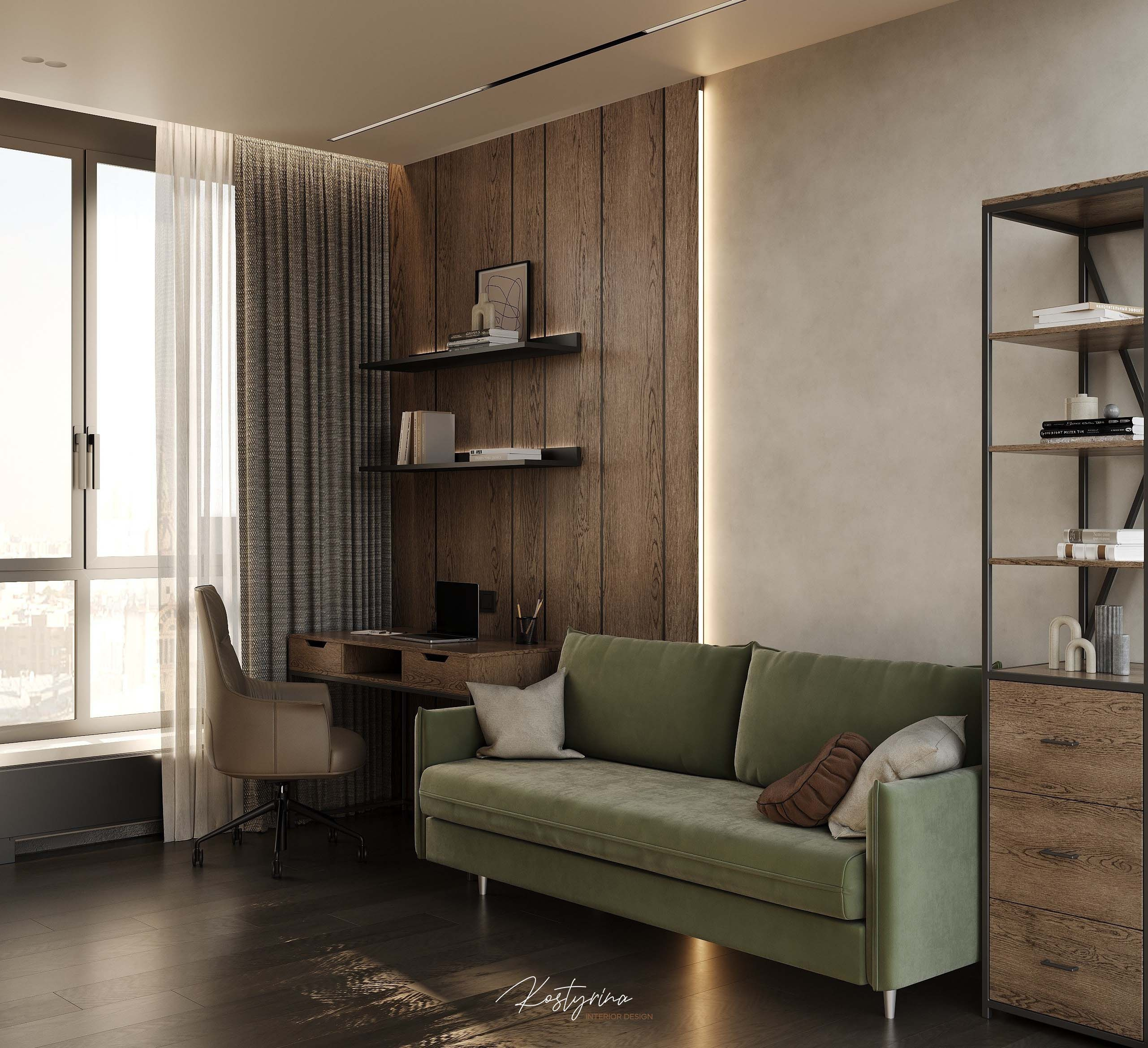 Интерьер квартиры в ЖК Onyx 160 м²