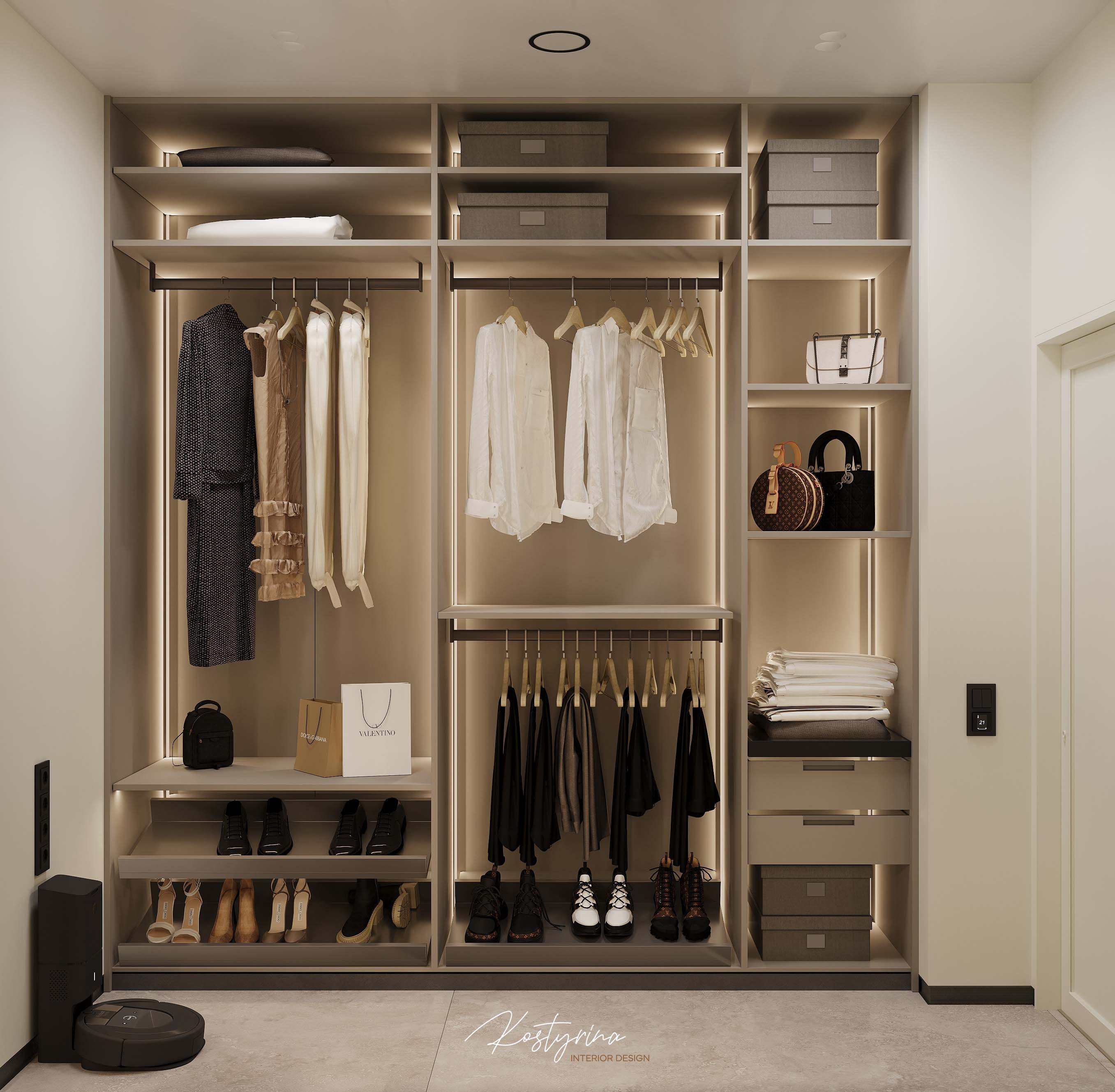 Интерьер квартиры в ЖК Onyx 160 м²