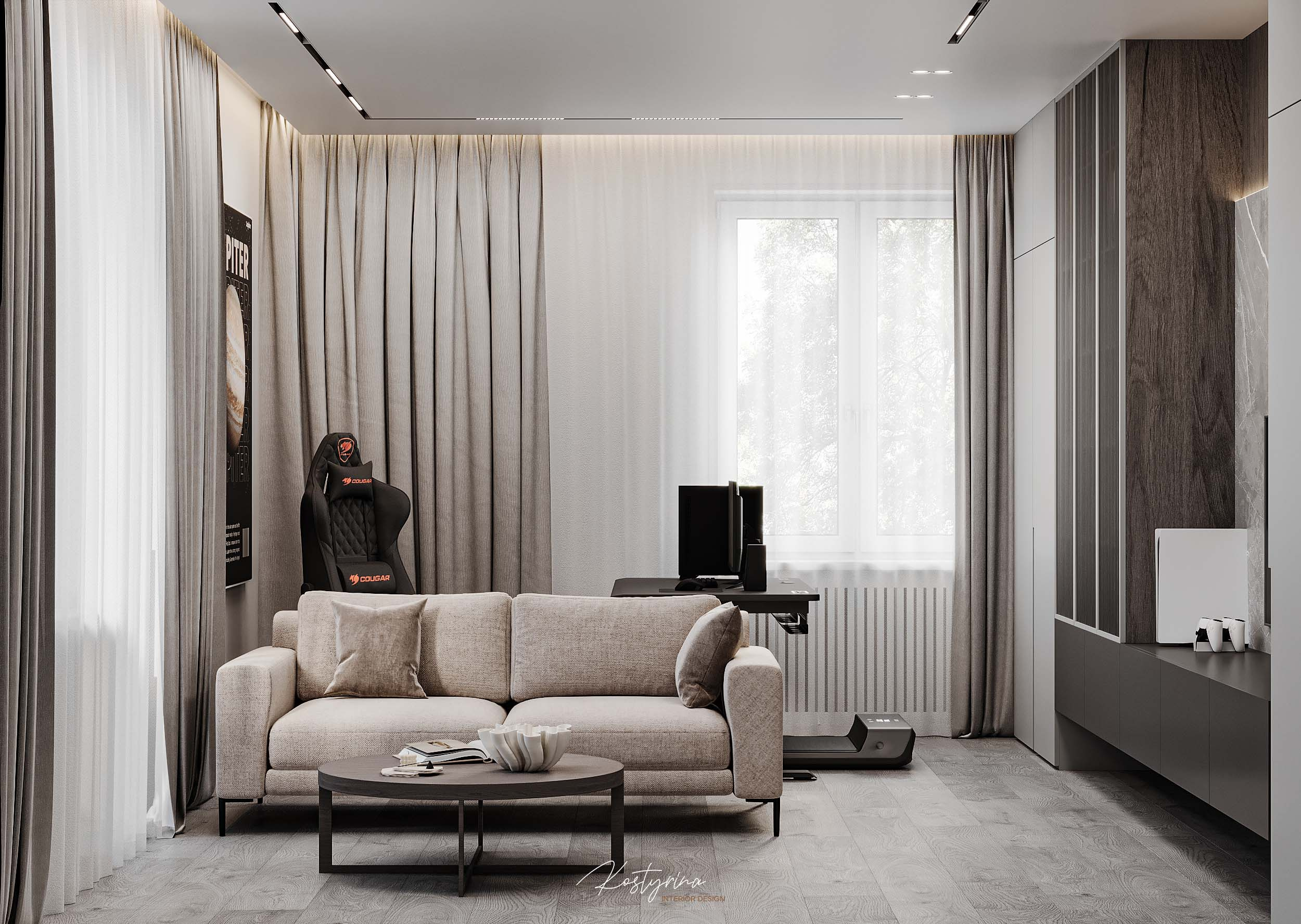 Квартира для мужчины из сферы IT - 90 м²